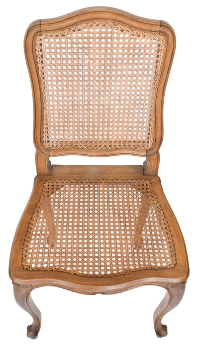 Suite of 8 Louis XV caned chairs