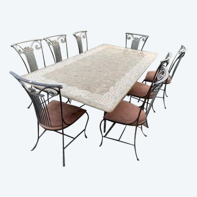Lot De Table + 8 Chaises