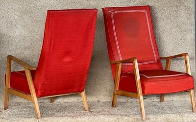Coppia di poltrone vintage