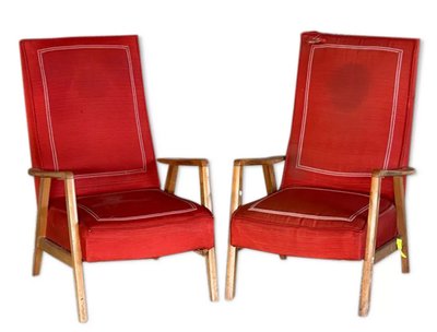 Coppia di poltrone vintage