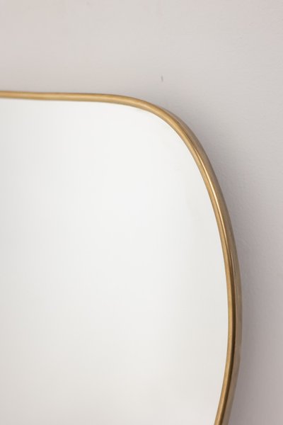 Pair of mirrors in the taste of Gio Ponti. Circa 1970. LS6350859M