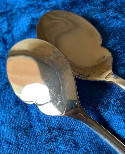 6 cuillères à sauce individuelles.