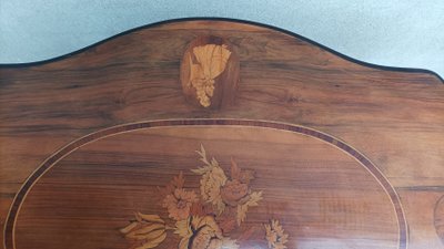 Napoleon III burr walnut violin top