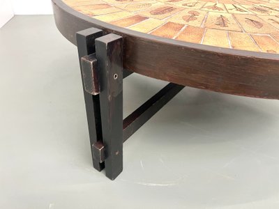 Table basse "Les Herbiers" par Roger Capron