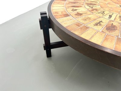 Table basse "Les Herbiers" par Roger Capron