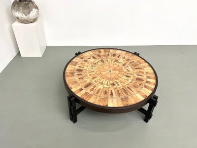 Table basse "Les Herbiers" par Roger Capron