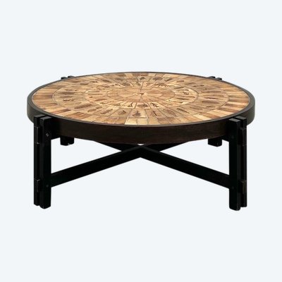Table basse "Les Herbiers" par Roger Capron