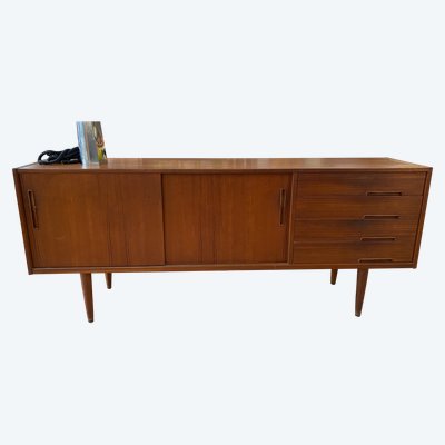 Enfilade Scandinave en teck estampillée Troeds Bjärnum Made in Sweden 1960