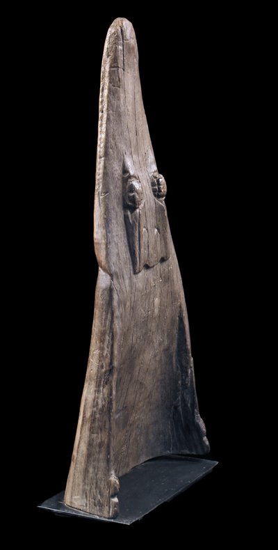 Proue de pirogue, art océanien, art tribal, Sculpture du Sépik, Papouasie Nouvelle Guinée, Océanie