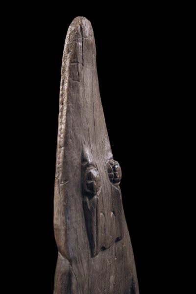 Proue de pirogue, art océanien, art tribal, Sculpture du Sépik, Papouasie Nouvelle Guinée, Océanie