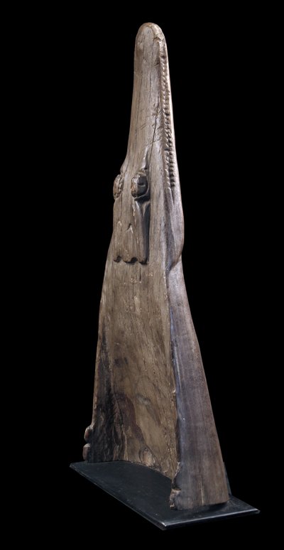 Proue de pirogue, art océanien, art tribal, Sculpture du Sépik, Papouasie Nouvelle Guinée, Océanie