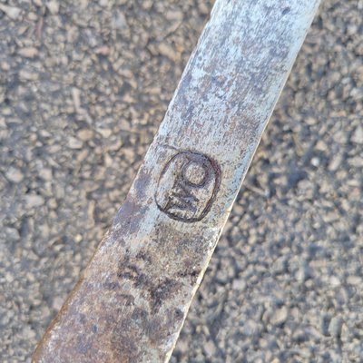 Lit En Acier Patiné, XIXème Siècle