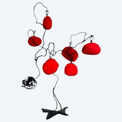 Mobile in polyurethane and metal - A unique work by Michel Froment