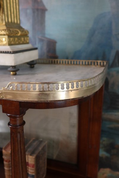 Consolle in mogano Luigi XVI dell'inizio del XIX secolo