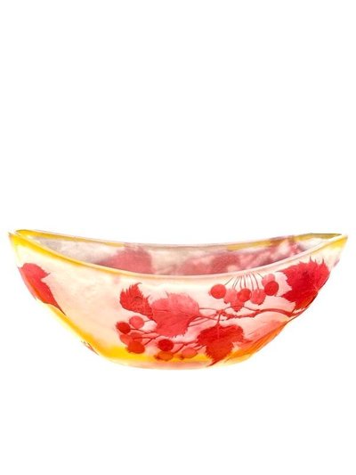Coppa Emile Gallé Art Nouveau "Aux Groseilles