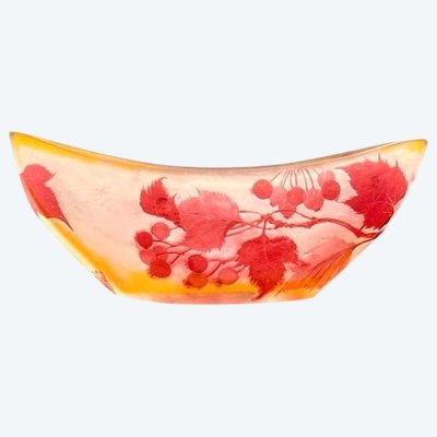 Coppa Emile Gallé Art Nouveau "Aux Groseilles