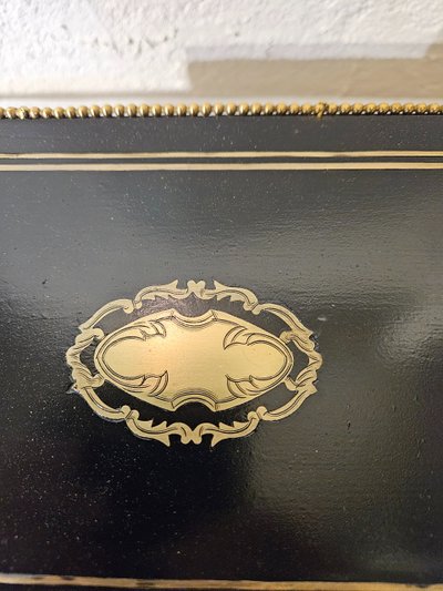 Coffret Nécessaire de voyage - Crystal and silver - Napoleon III period .