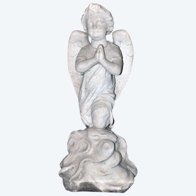 Ange Putti En Marbre XIXe Siècle