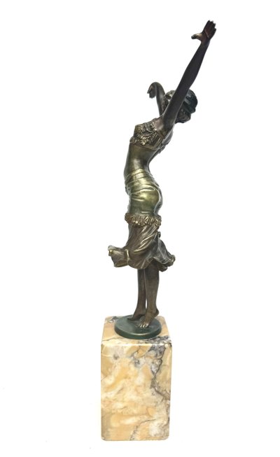 Paul Philippe figura in bronzo Art déco Radha