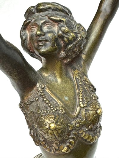 Paul Philippe figura in bronzo Art déco Radha