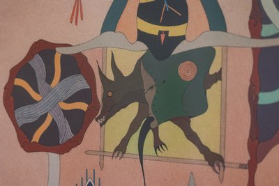 Jorge Camacho. Work "Clan de coyotes". Year 1992. LS60835008M