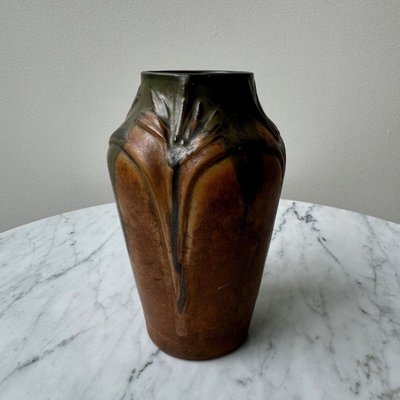 Vaso in gres Art Nouveau del 1900