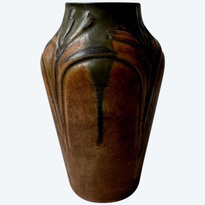Vaso in gres Art Nouveau del 1900