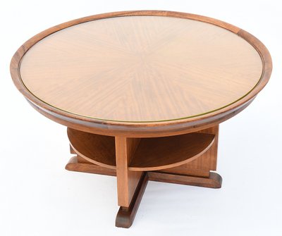 Table basse ronde Art Déco