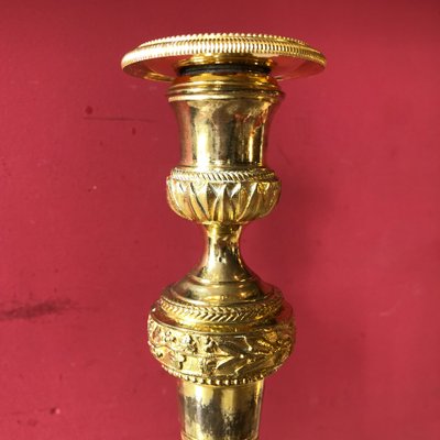 Mistletoe Candleholders, Louis XVI period