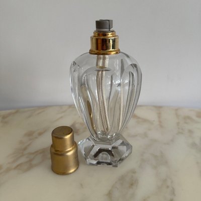 Baccarat Lampe Berger con lati tagliati, XX secolo