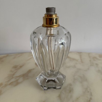 Baccarat Lampe Berger con lati tagliati, XX secolo
