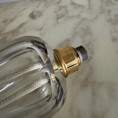 Baccarat Lampe Berger con lati tagliati, XX secolo