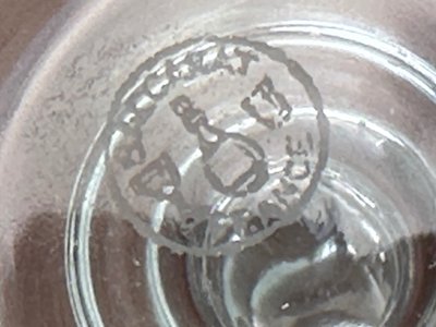 6 Baccarat flutes