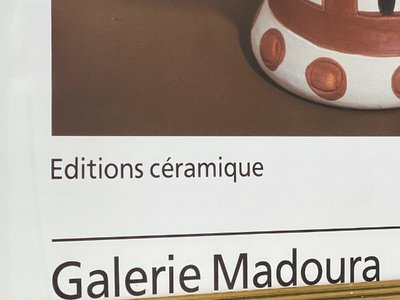 Affiche Editions Céramique Galerie Madoura Vallauris France