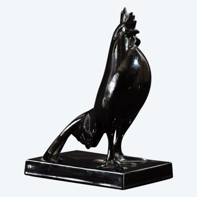 Galletto indiano in ceramica Petersen Sèvres 1980 circa