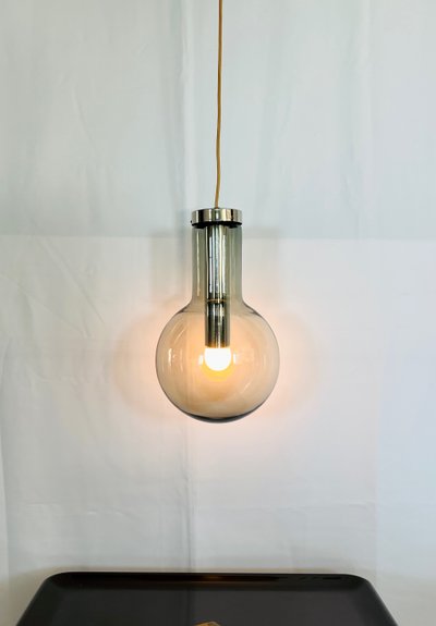 Maxi Bulb large suspension lamp by Frank Ligtelijn for Raak Amsterdam, Netherlands 60's