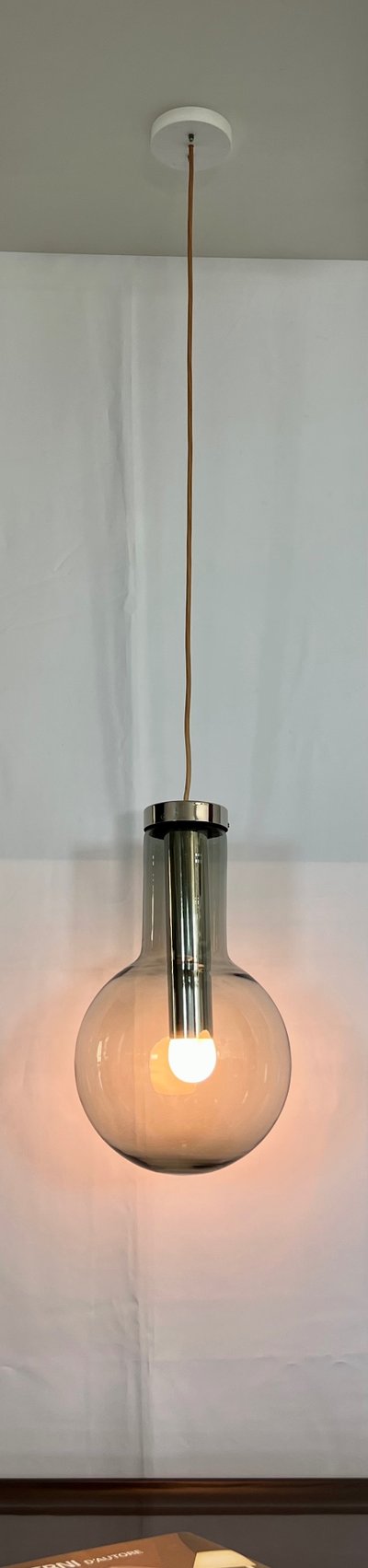 Maxi Bulb large suspension lamp by Frank Ligtelijn for Raak Amsterdam, Netherlands 60's