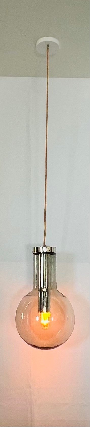Maxi Bulb large suspension lamp by Frank Ligtelijn for Raak Amsterdam, Netherlands 60's