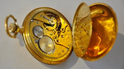 Zenith Gold Pocket Watch Circa 1900