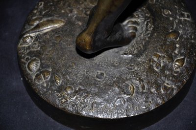 Danseur Napolitain Aux Castagnettes En Bronze Signé Duret XIXᵉ Siècle