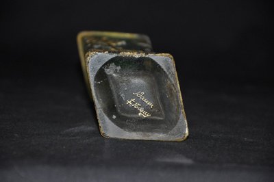 Vase aus mehrschichtigem Glas signiert Daum Nancy XX.