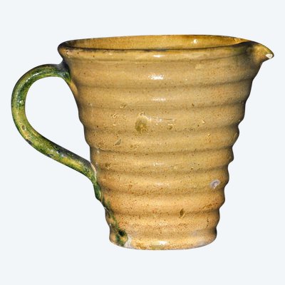 Brocca in ceramica smaltata firmata Ann Dangar 1940 circa