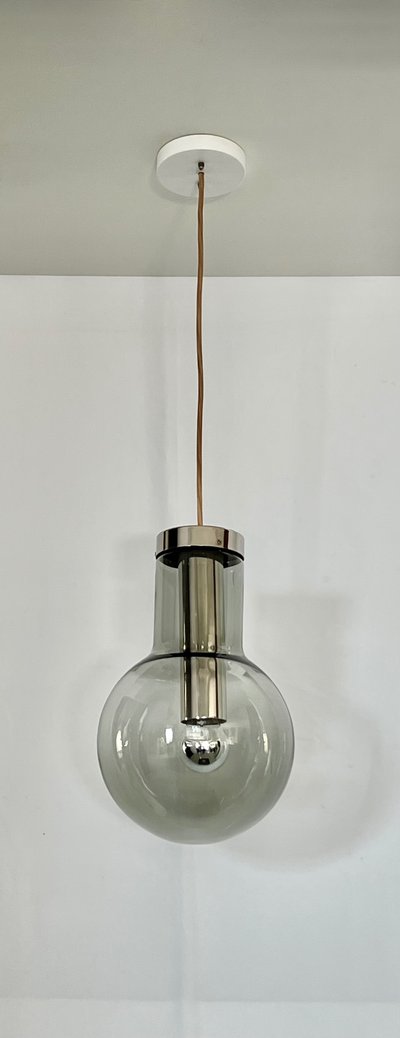 Maxi Bulb medium suspension lamp by Frank Ligtelijn for RAAK Amsterdam, Netherlands 1960s