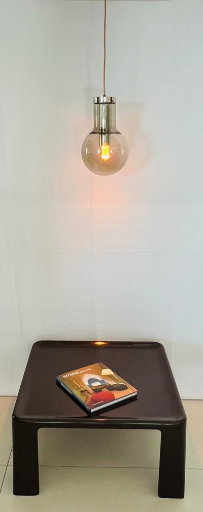 Maxi Bulb medium suspension lamp by Frank Ligtelijn for RAAK Amsterdam, Netherlands 1960s