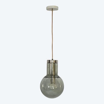 Maxi Bulb medium suspension lamp by Frank Ligtelijn for RAAK Amsterdam, Netherlands 1960s