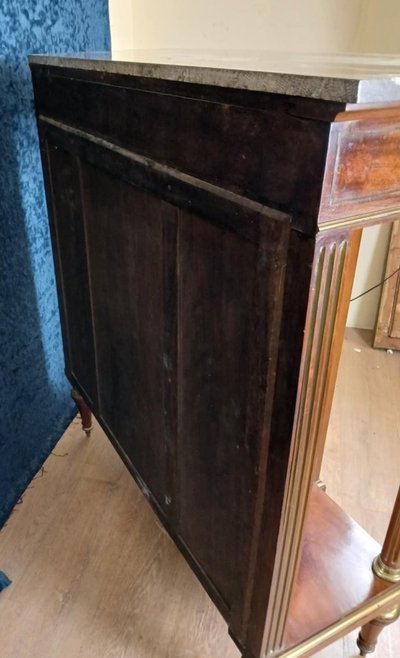 Louis XVI Parisian mahogany display case circa 1800