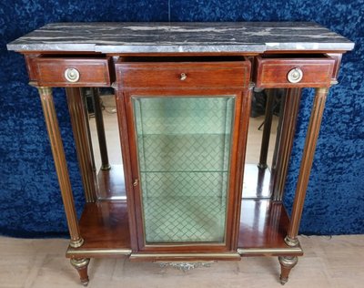 Louis XVI Parisian mahogany display case circa 1800