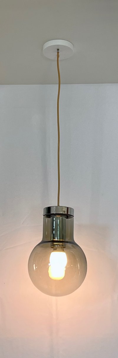 Maxi Bulb small suspension lamp by Frank Ligtelijn for RAAK Amsterdam, Netherlands 1960s