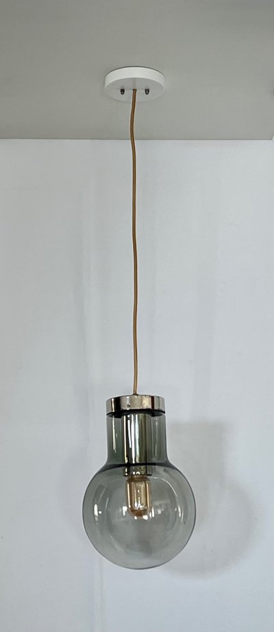 Maxi Bulb small suspension lamp by Frank Ligtelijn for RAAK Amsterdam, Netherlands 1960s