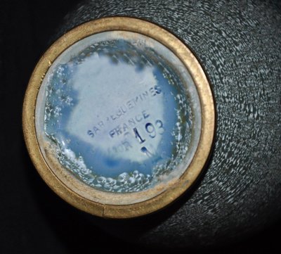 Vaso in ceramica smaltata Sarreguemines Art Nouveau inizio XX secolo